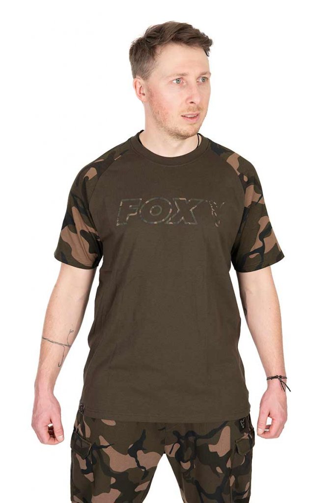 Fox Tričko Khaki / Camo Outline T-Shirt