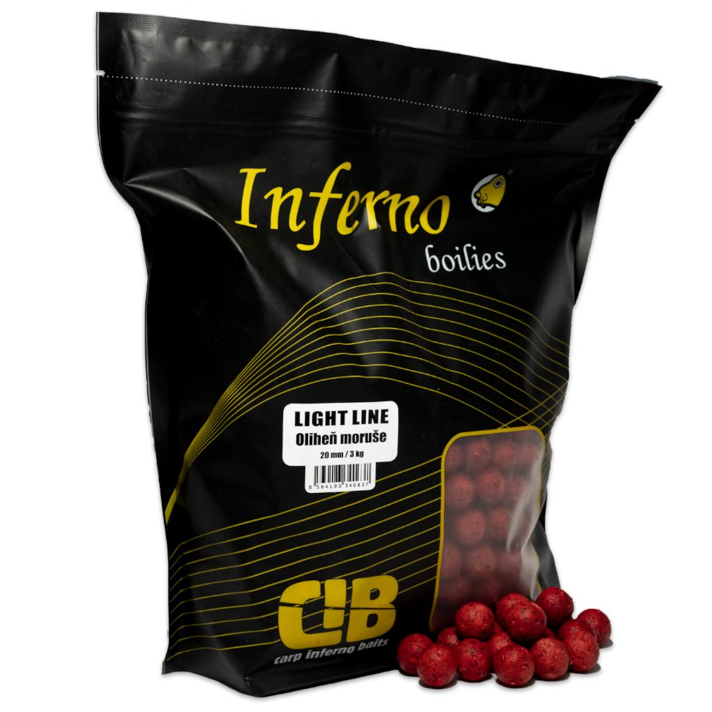 Carp Inferno Boilies Light Line - Oliheň/Moruše 20mm, 3kg