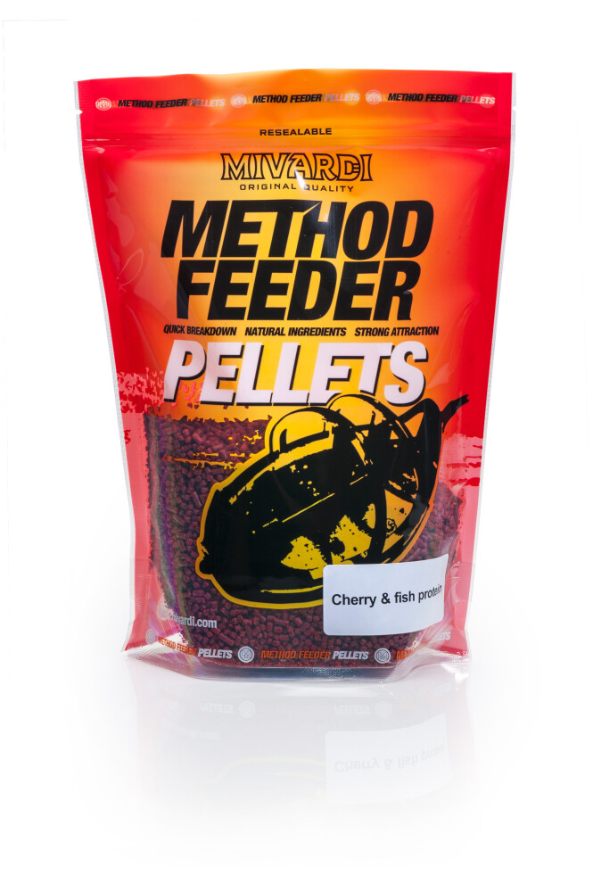 Mivardi Method pellets - Cherry & fish protein 750g