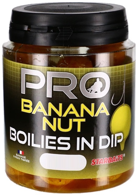 Starbaits Boilies in Dip Pro Banana Nut 150g