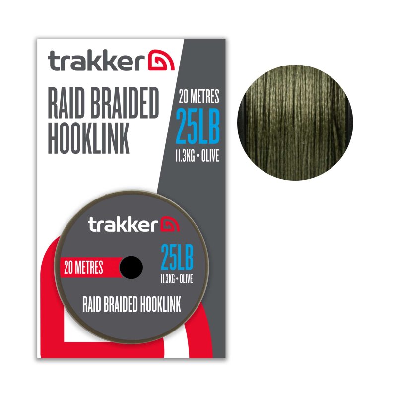 Trakker Návazcová šňůrka Raid Braided Hooklink 20m