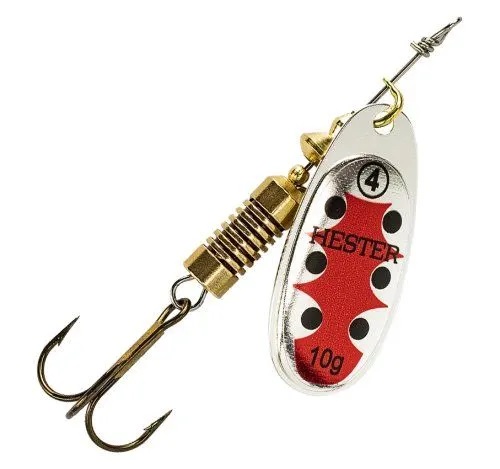 Hester Fishing Třpytka Silver Ladybug vel. 4, 10g