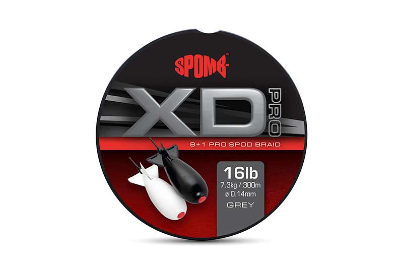 Spomb Šnůra XD Pro Braid Grey 0,14mm, 7,3kg, 300m