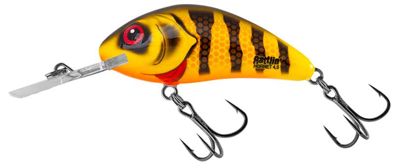 Salmo Wobler Rattlin Hornet Floating Natural Perch 6,5cm