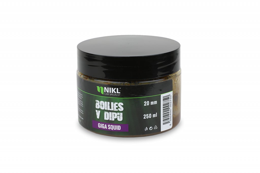 Nikl Boilies v dipu Giga Squid 250g