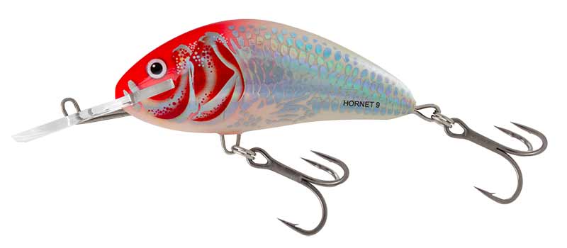 Salmo Wobler Hornet Floating Holo Red Hed 9cm