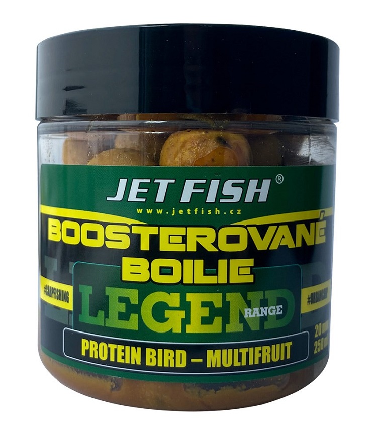 Jet Fish Legend Range Boosterované boilie - Multifruit 20mm, 250ml