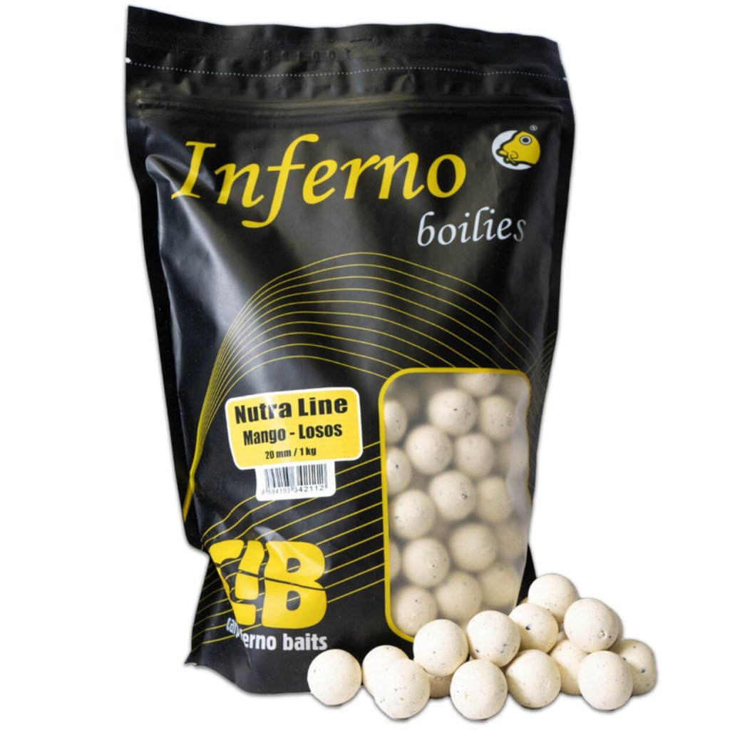 Carp Inferno Boilies Nutra Line - Mango/Losos 20mm, 1kg