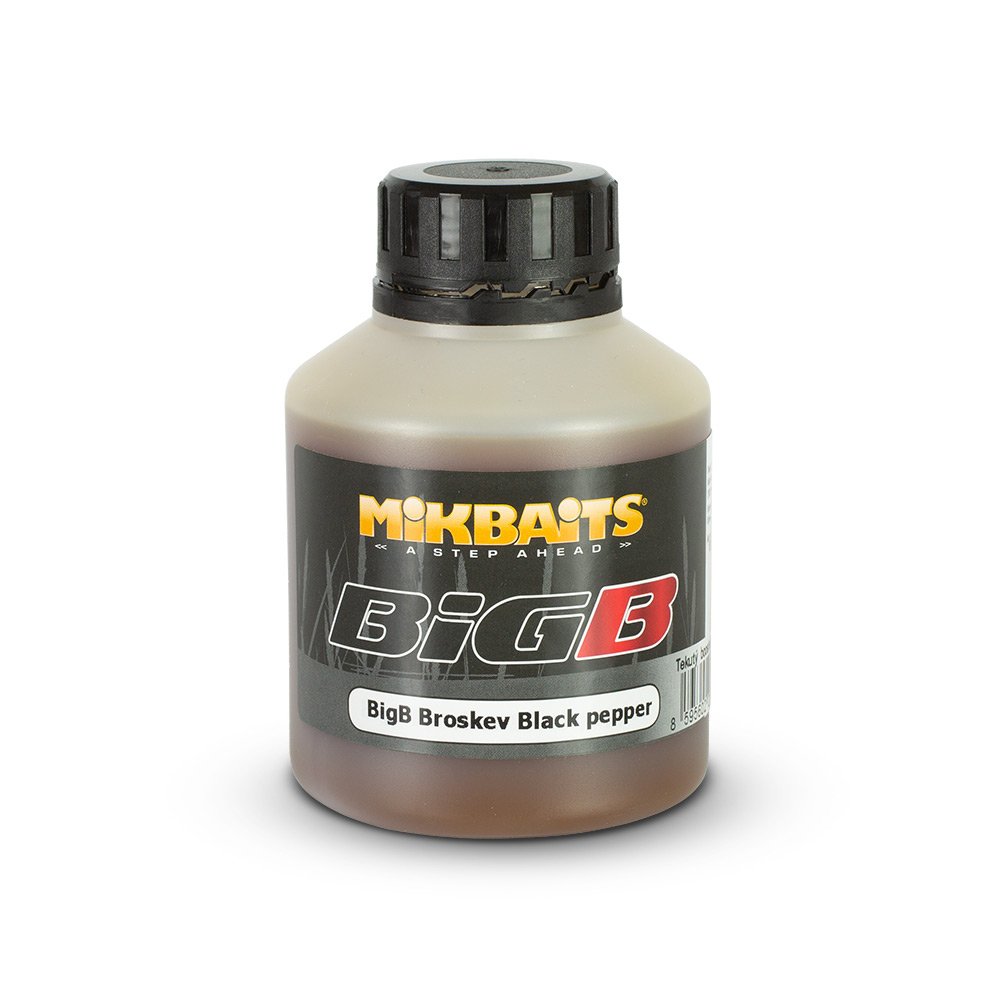 Mikbaits Booster BigB Broskev Black Pepper 250ml