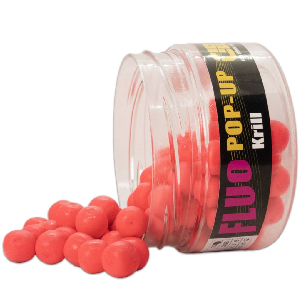 Carp Inferno Pop-up Boilies Fluo - Krill 12mm, 200ml