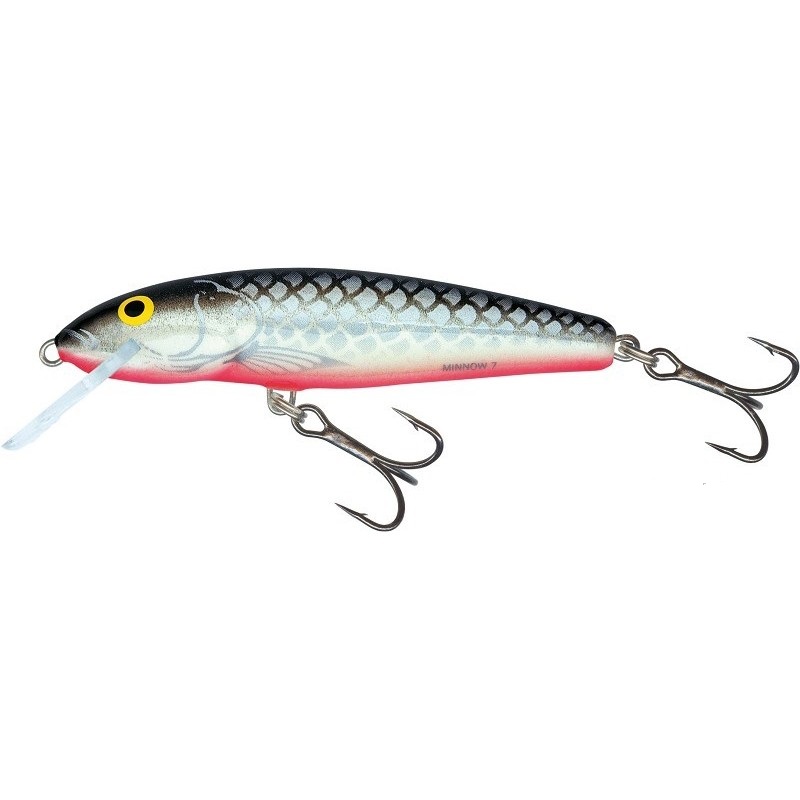 Wobbler Minnow 7S - Grey silver